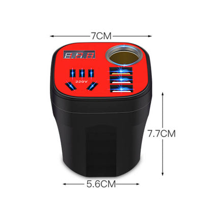 Convertisseur et QC Chargeur de Type Tasse Monté sur Voiture