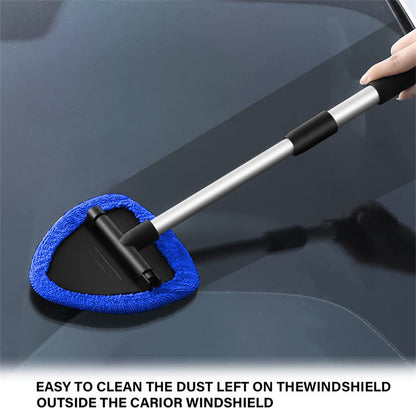 Kit d’Outil de Nettoyage pour Pare-Brise de Voiture – Extensible & Rotatif à 180°
