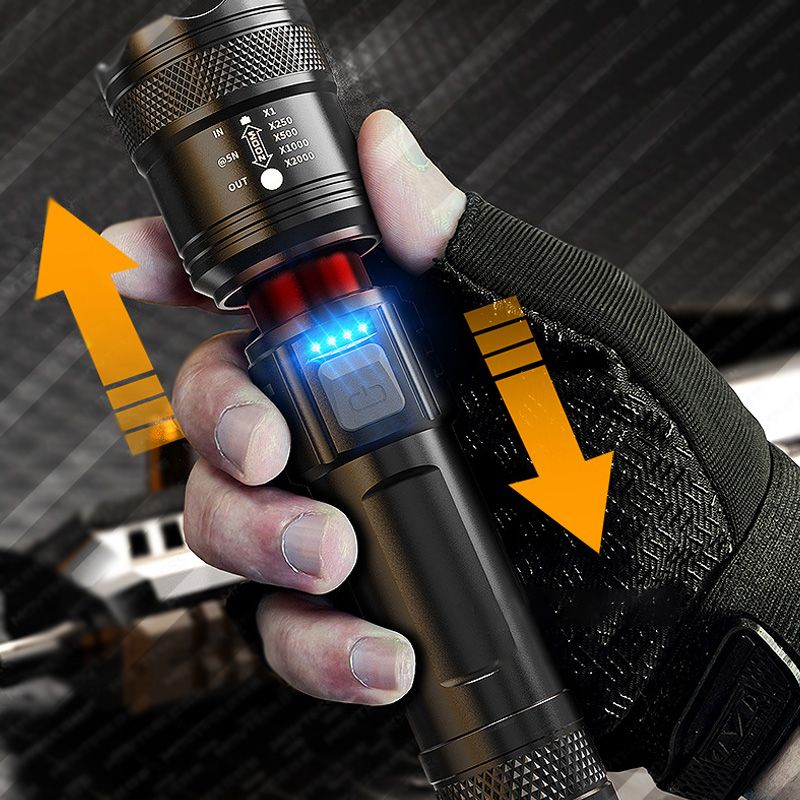 📢📢Achetez-en 2 obtenez-en 1 gratuit⏰Lampe de poche zoomable à lumière super forte