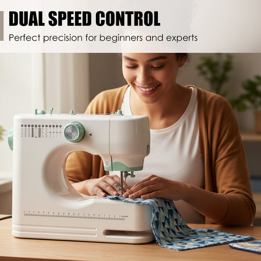 🧵 Machine à coudre électrique compacte pour usage domestique 💯