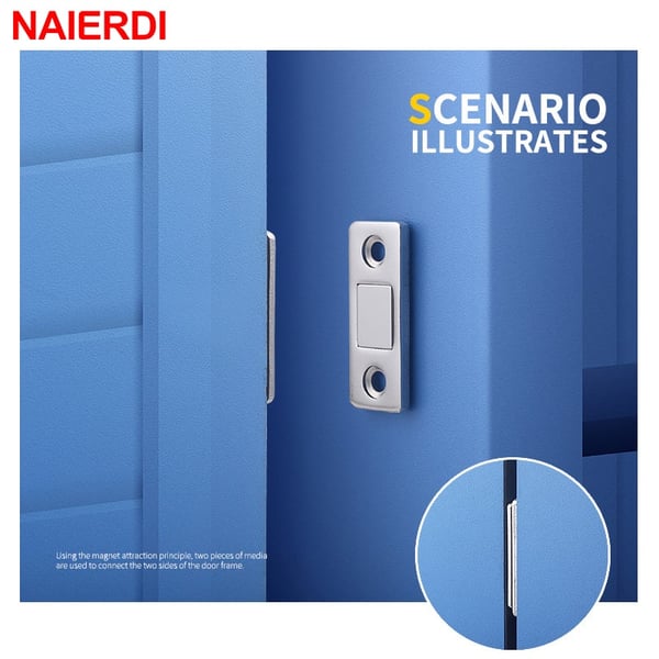 Aimants ultrafins et invisibles pour portes d'armoires
