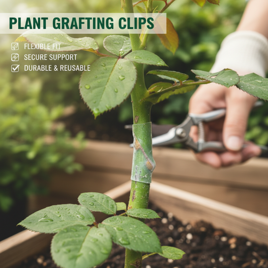 📢📢50% KORTING! 🌱✨ 50 stuks siliconen entingshulzen voor fruitbomen – Hoge slagingskans, biologisch afbreekbaar & zonder gereedschap!